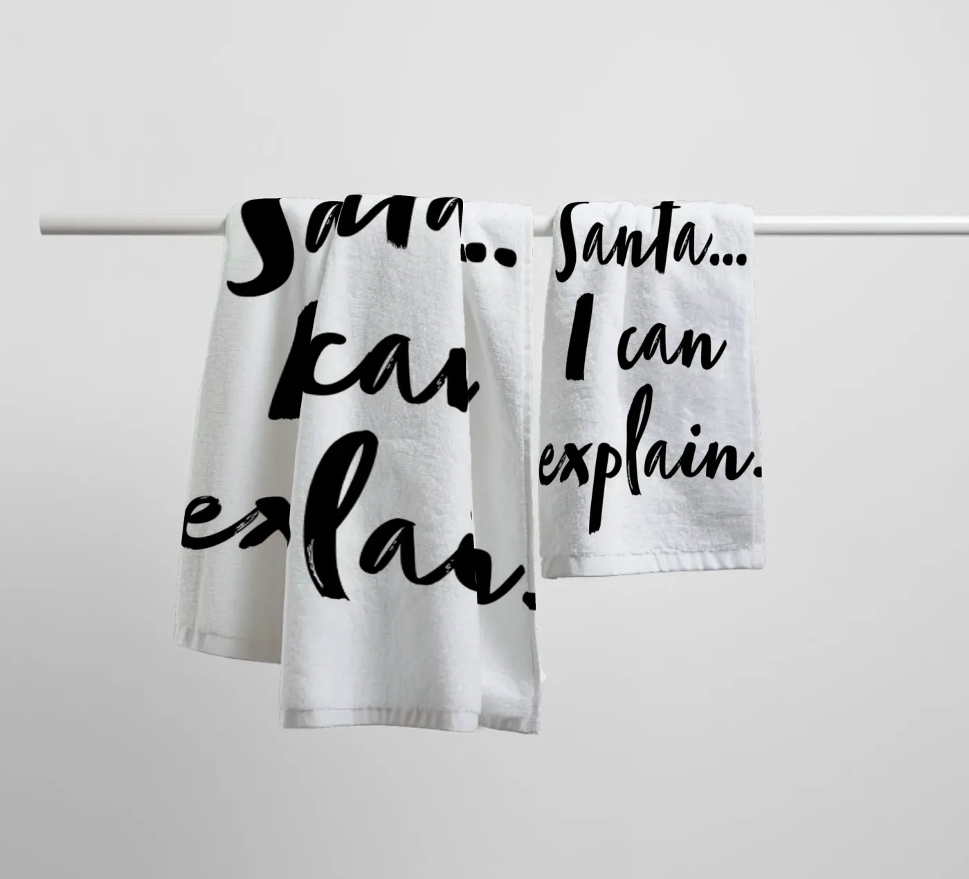 I Can Explain badhanddoek van daylight design studio
