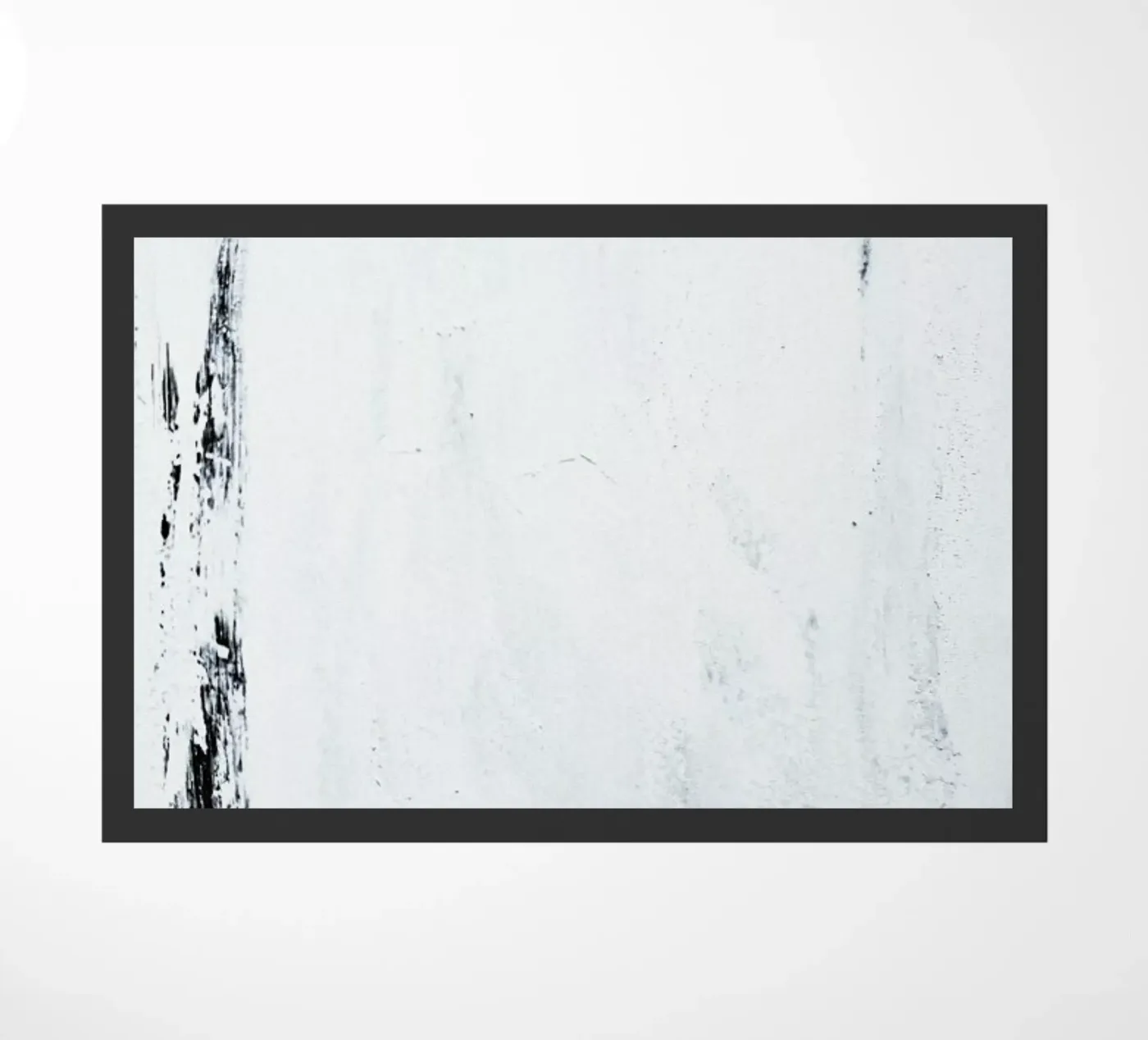 Whiteout deurmat van Graphite