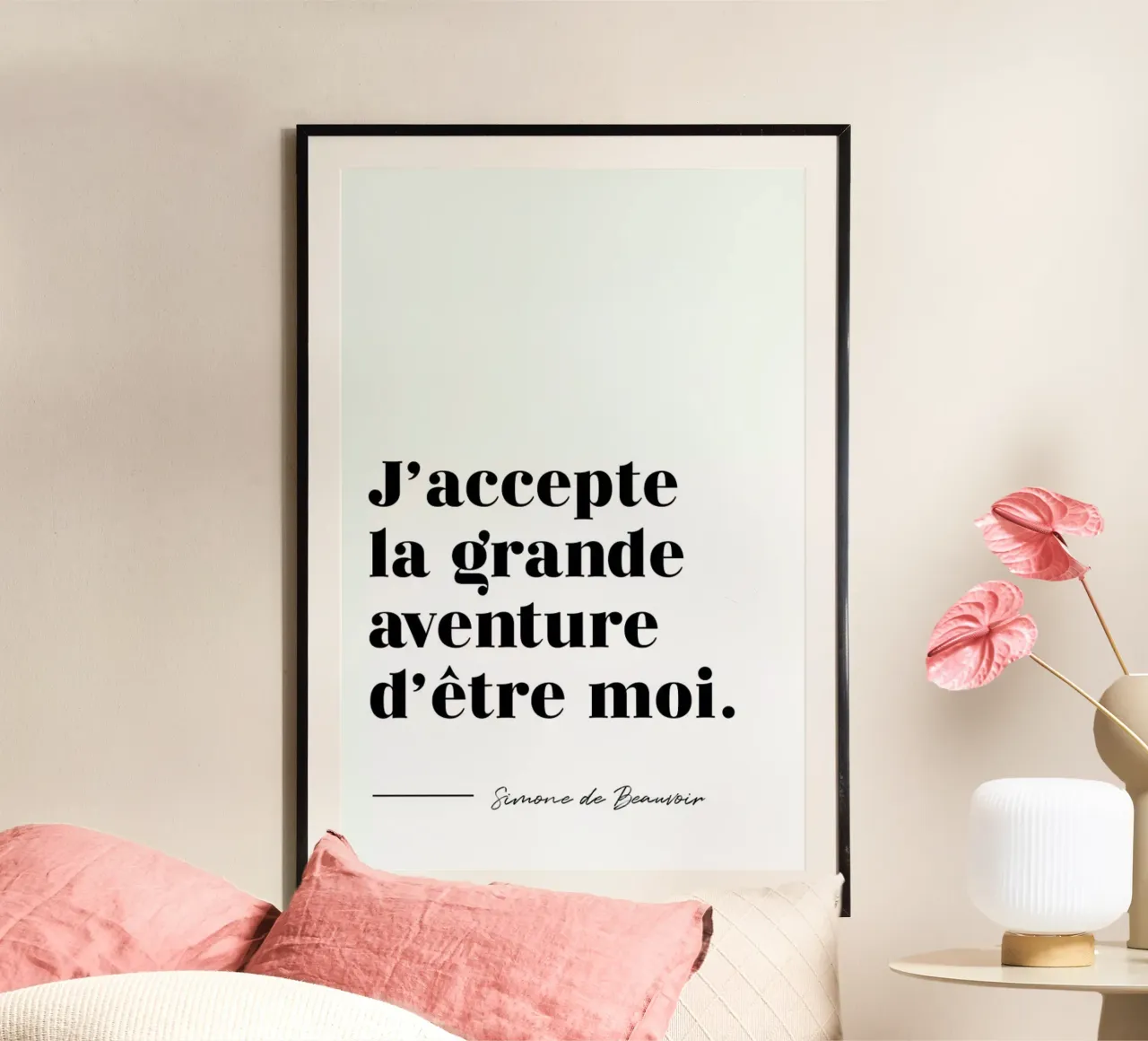 La grande aventure poster by typed