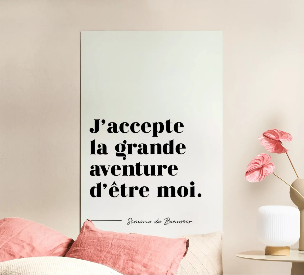 La grande aventure poster by typed