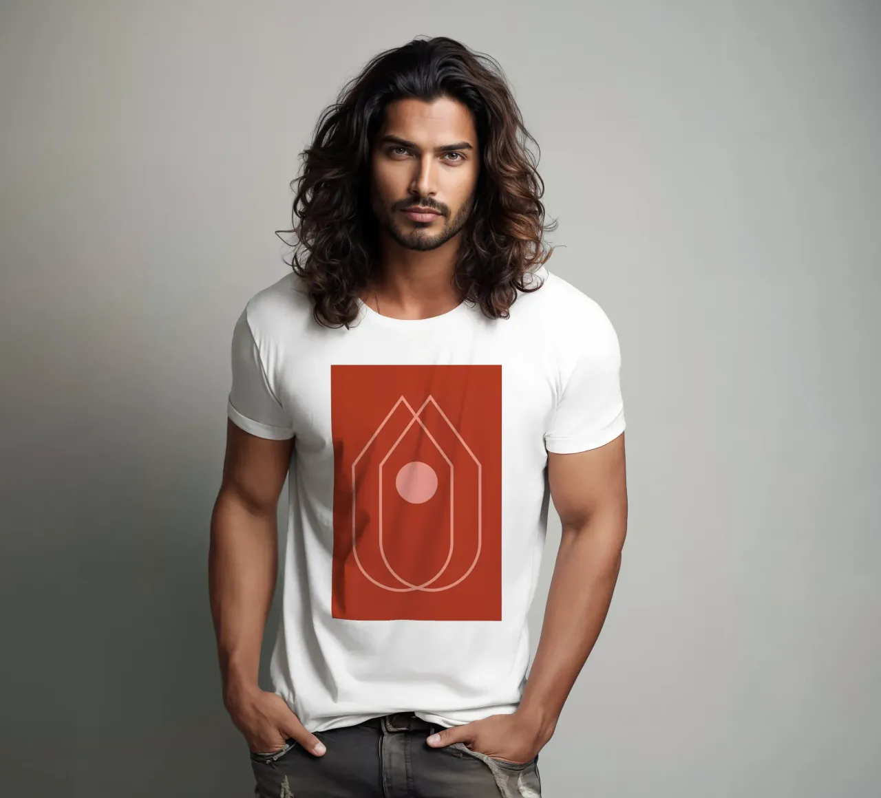 Shapes IV t-shirt da Linda Gobeta