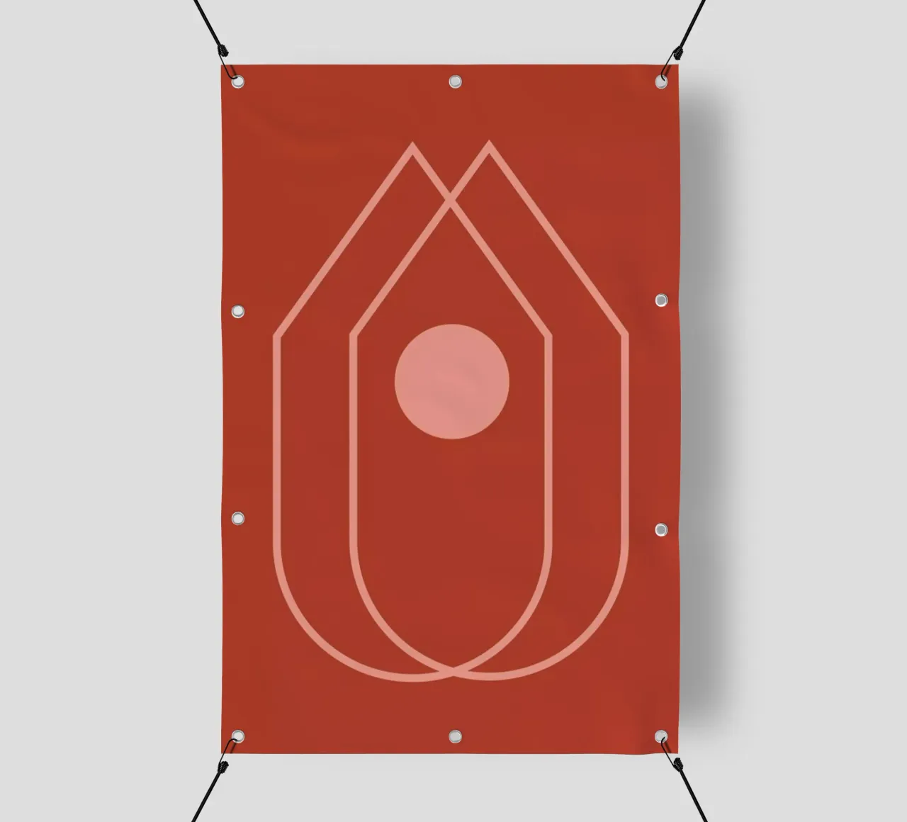 Shapes IV telo in pvc da Linda Gobeta