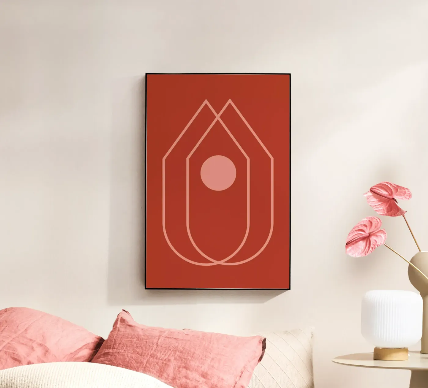 Shapes IV acryl van Linda Gobeta