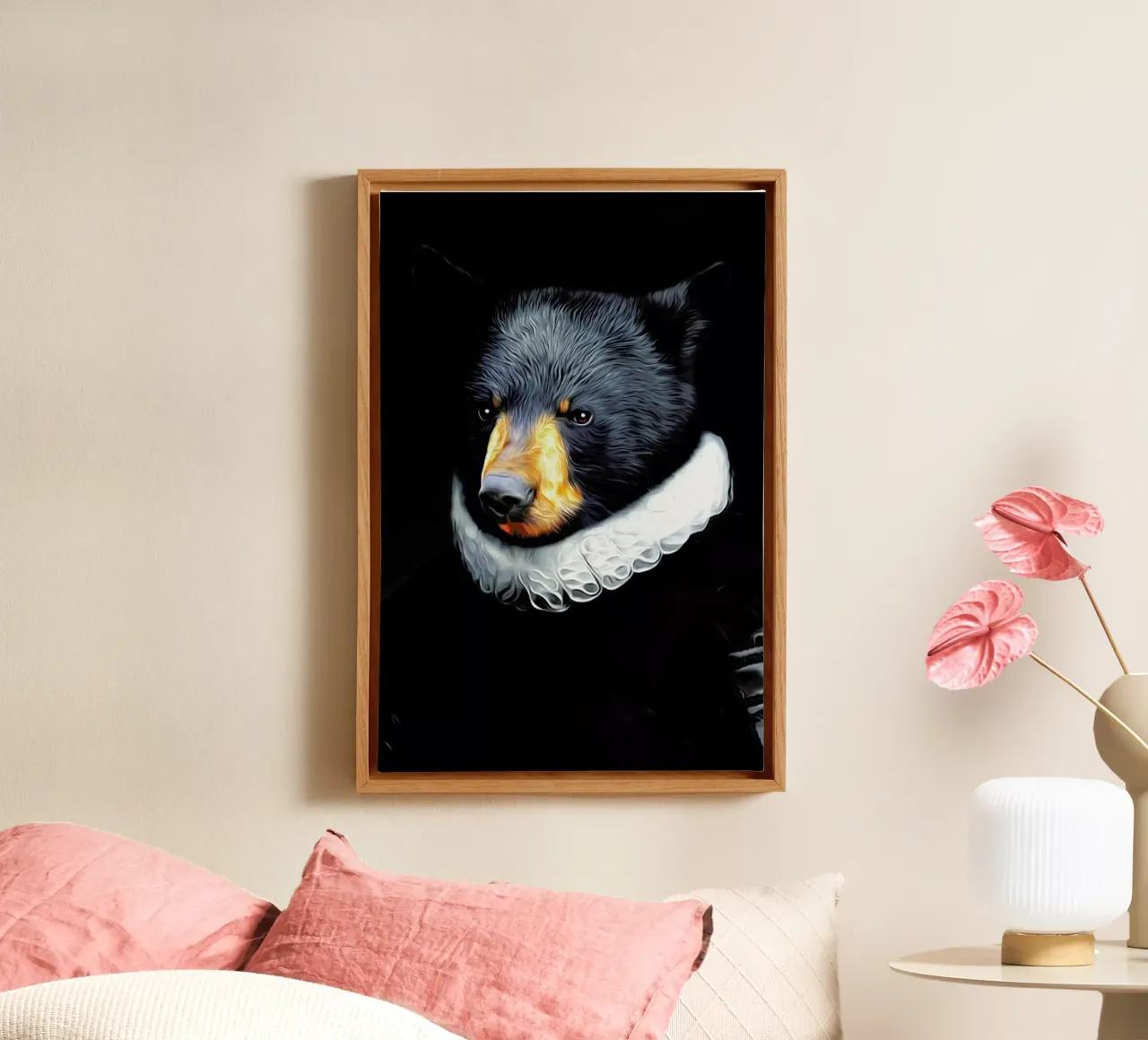 Jon canvas met Baklijst van Tein Lucasson