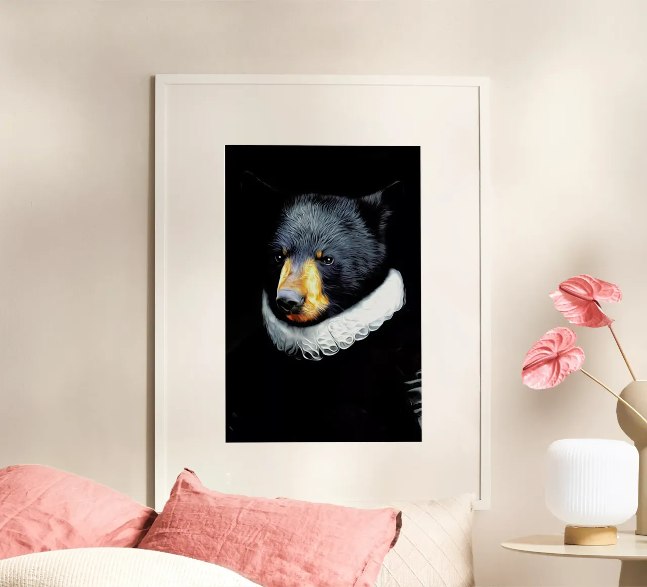 Jon poster con telaio in alluminio da Tein Lucasson