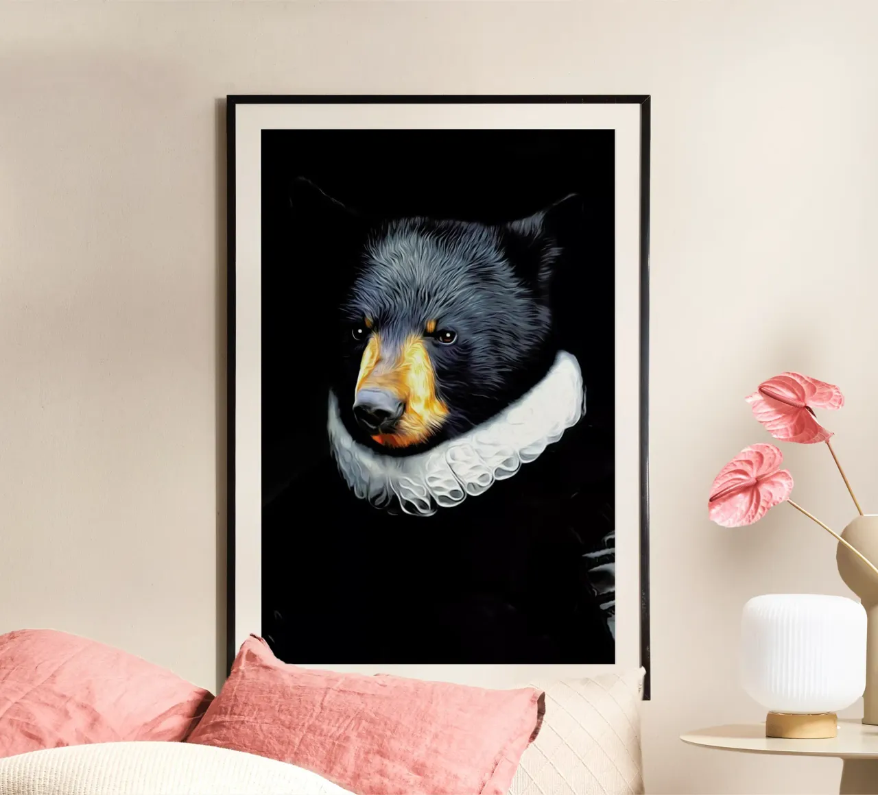 Jon poster con telaio in alluminio da Tein Lucasson