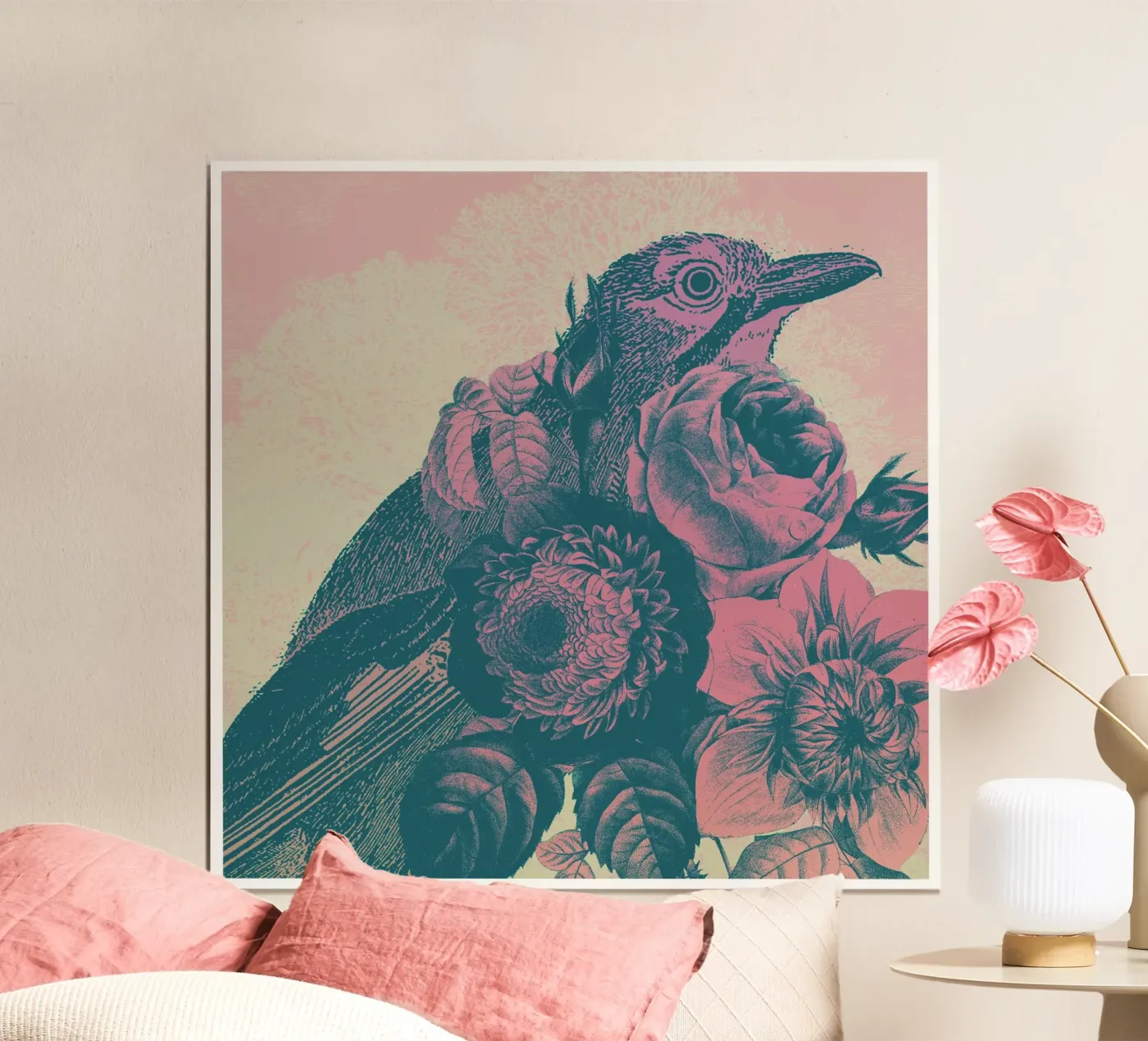 Eichelhäher poster van Charlie's Heart