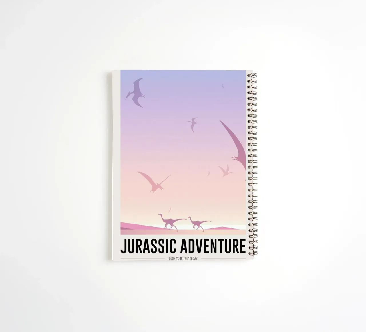 Jurassic Adventure II spiral notebook by daylight design studio