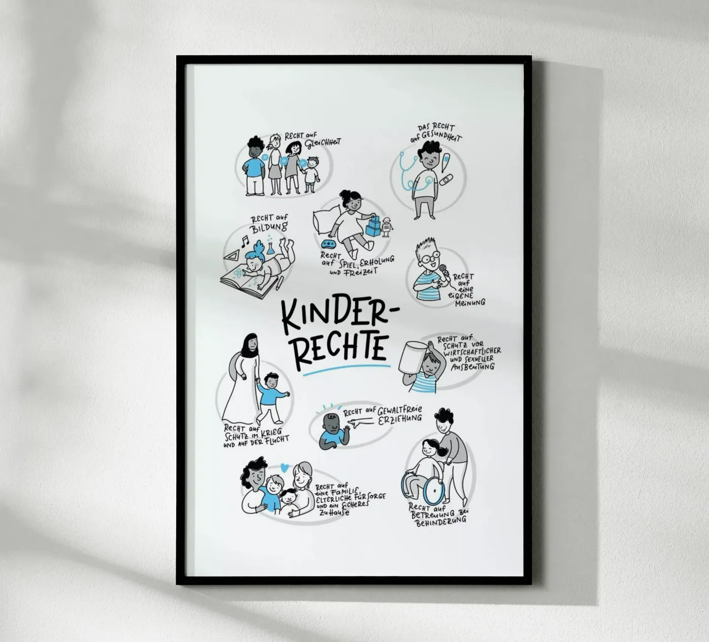Kinderrechte poster by Geborgen Wachsen x JUNIQE