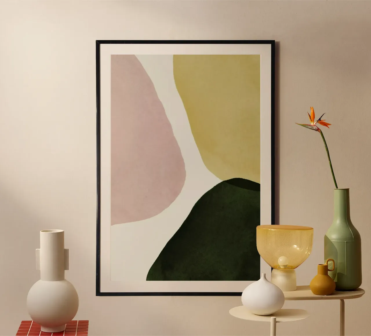 Rockpool poster con telaio in alluminio da Pure