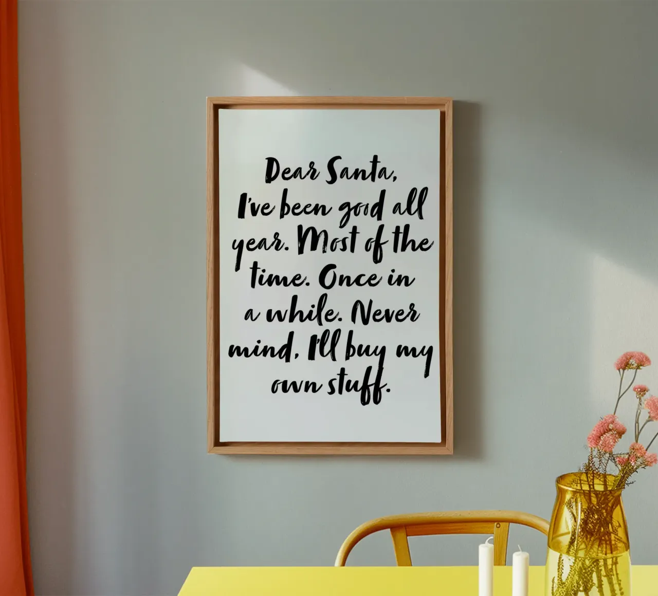 Good All Year canvas by daylight design studio