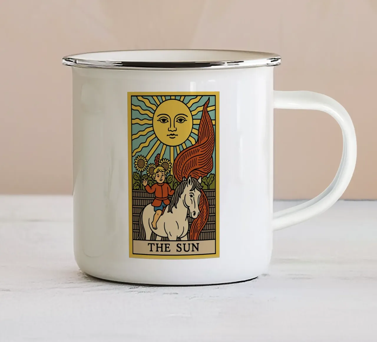 The Sun tazza in smalto da MysticPixel