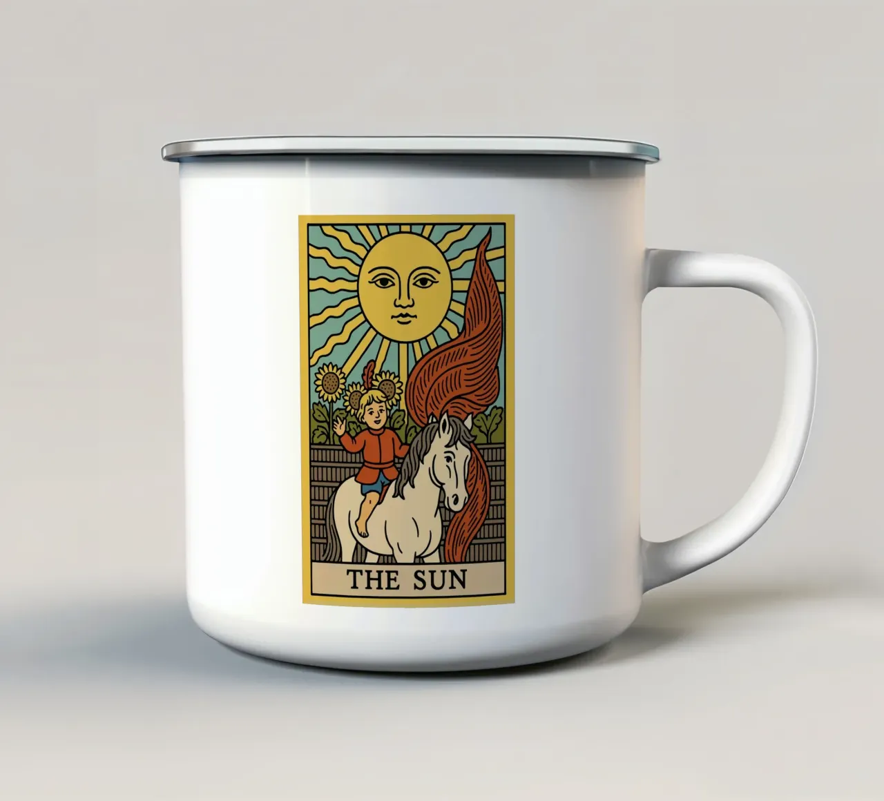 The Sun tazza in smalto da MysticPixel