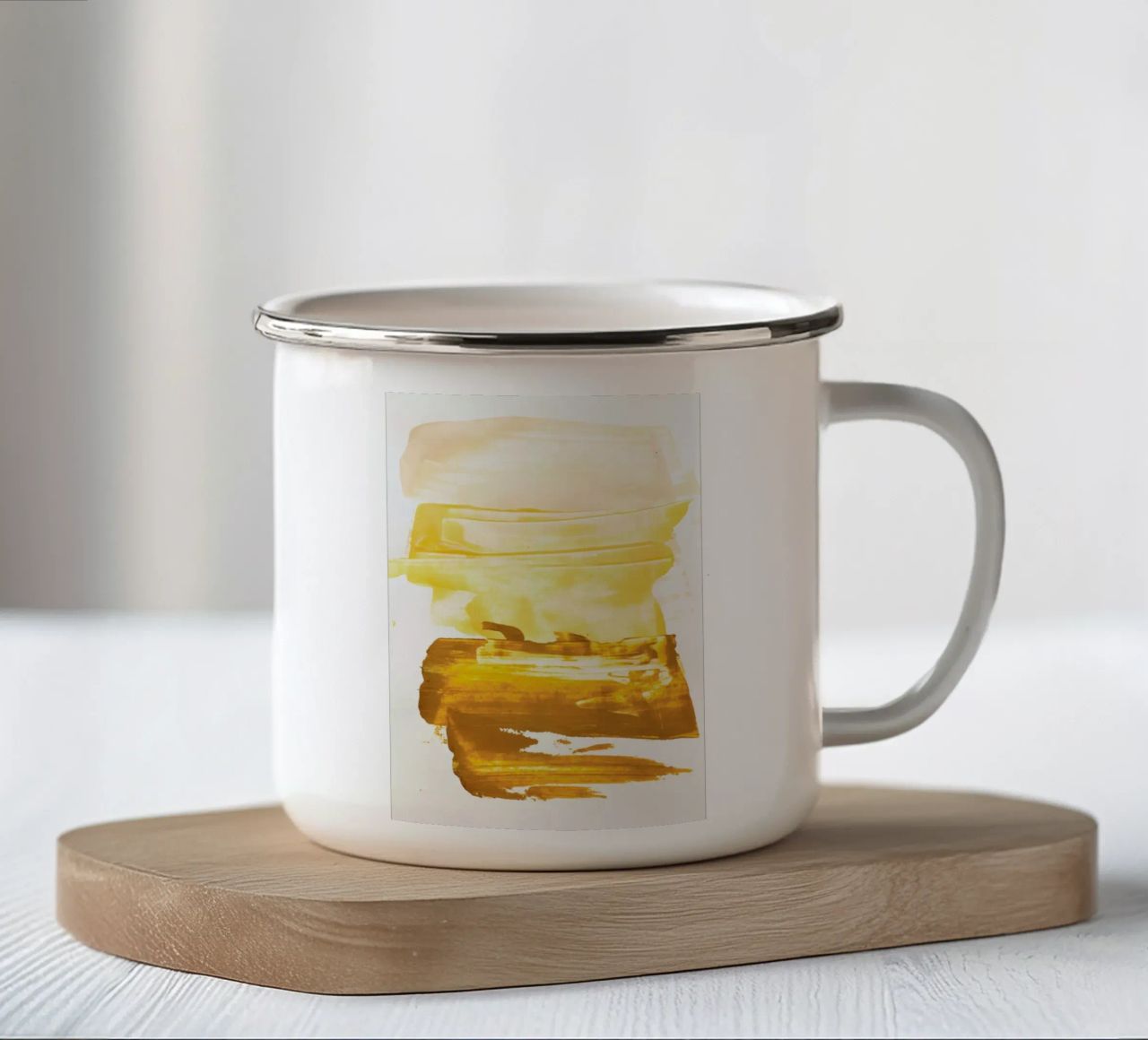 Warm Euphoria tazza in smalto da Babett Schultze