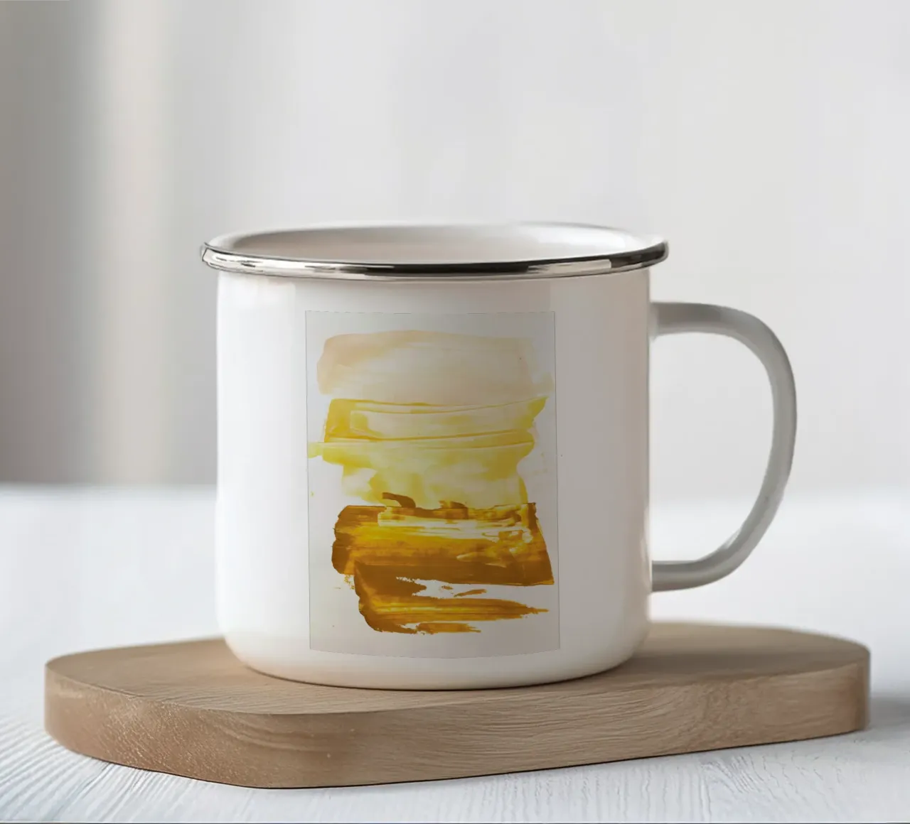 Warm Euphoria taza de esmalte de Babett Schultze