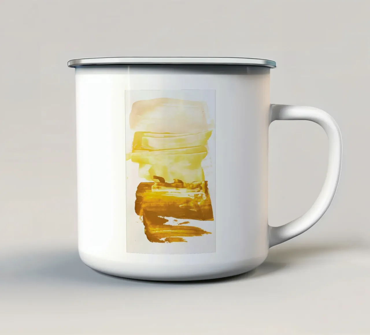 Warm Euphoria taza de esmalte de Babett Schultze