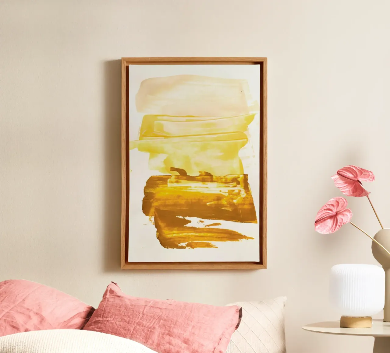 Warm Euphoria tela con Cornice a cassetta da Babett Schultze