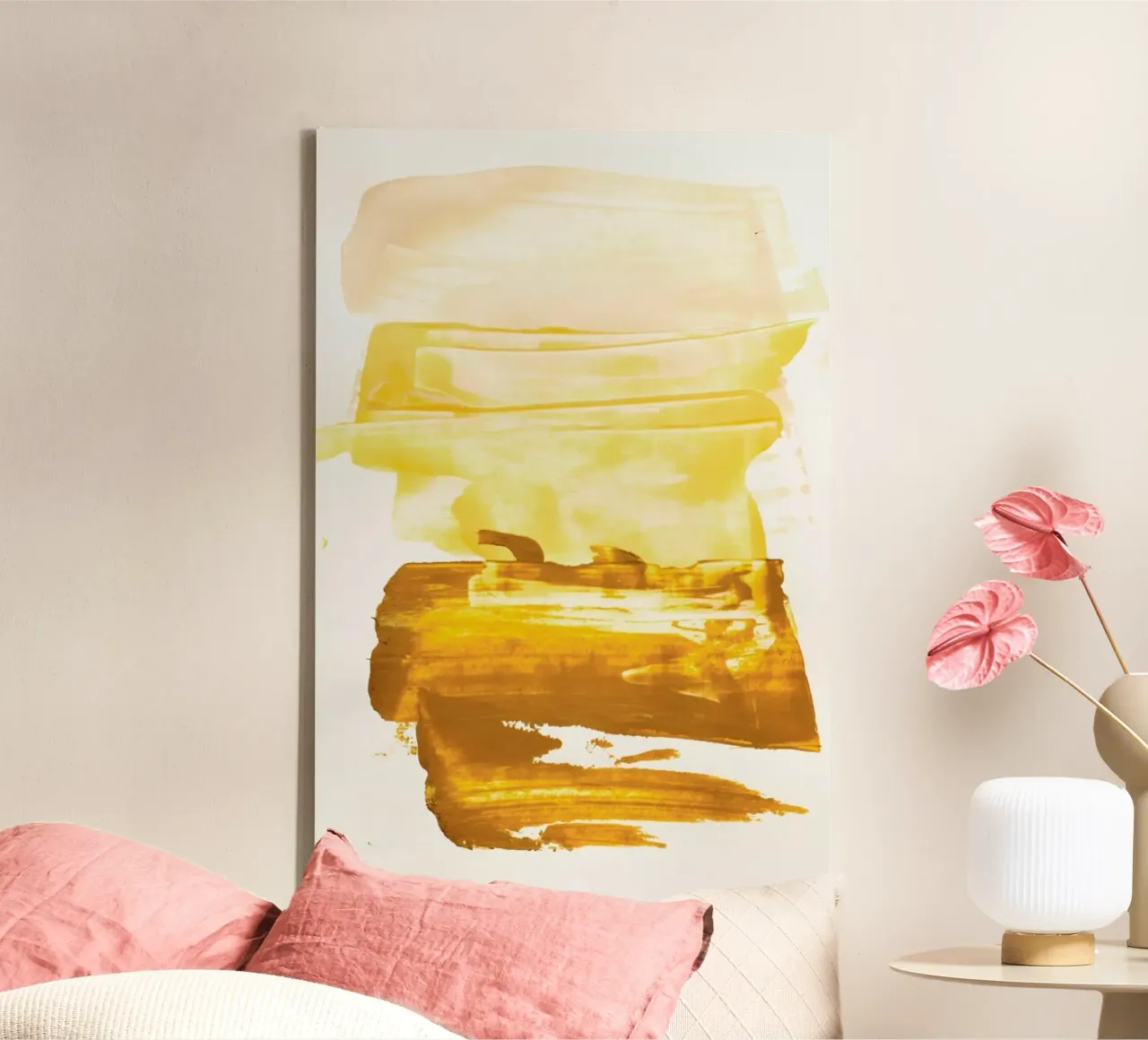 Warm Euphoria tela con Cornice a cassetta da Babett Schultze