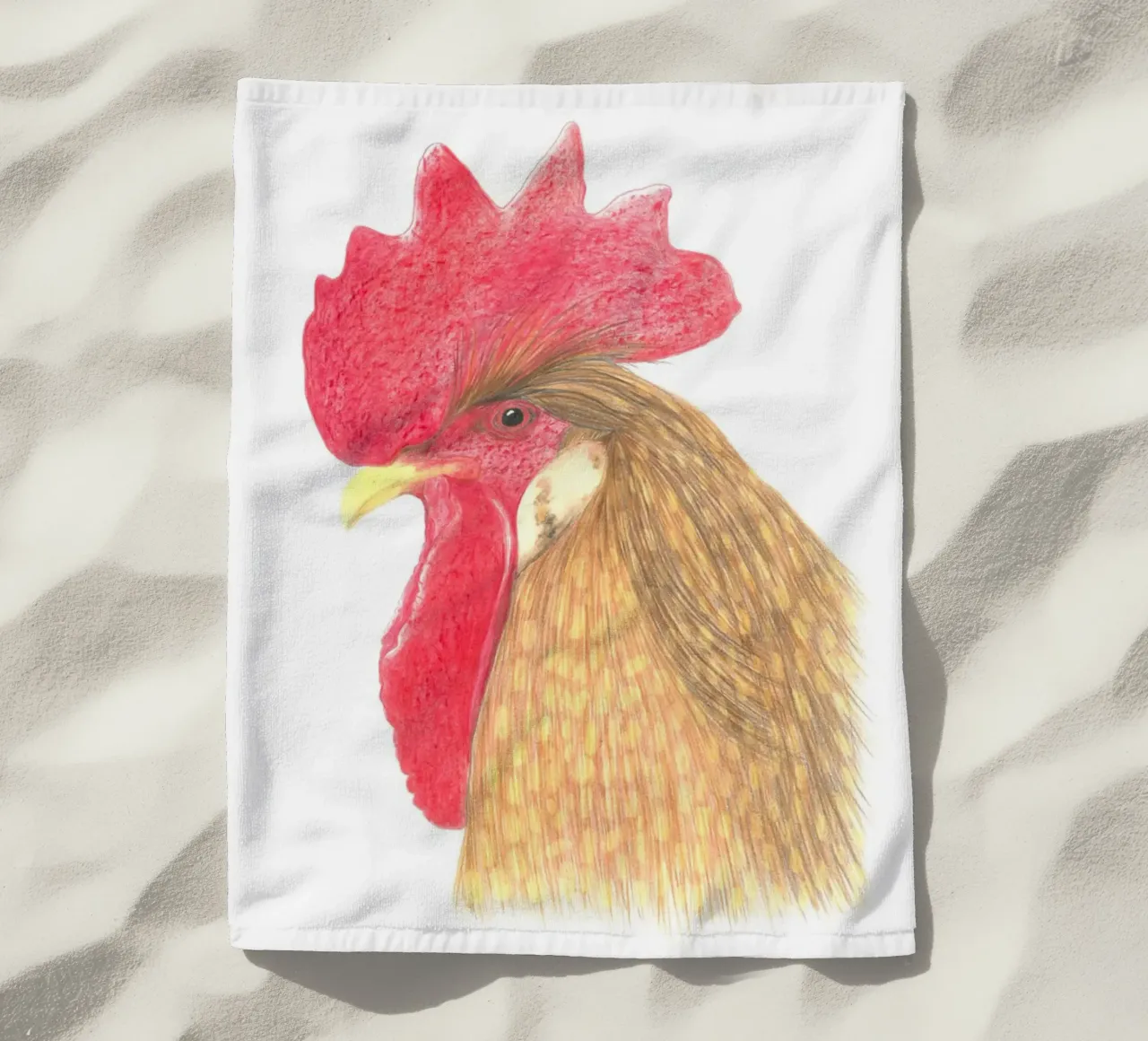 Gallo telo mare da PENCILS & TALES