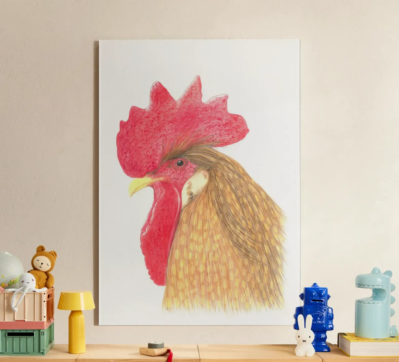 Gallo plexiglass da PENCILS & TALES