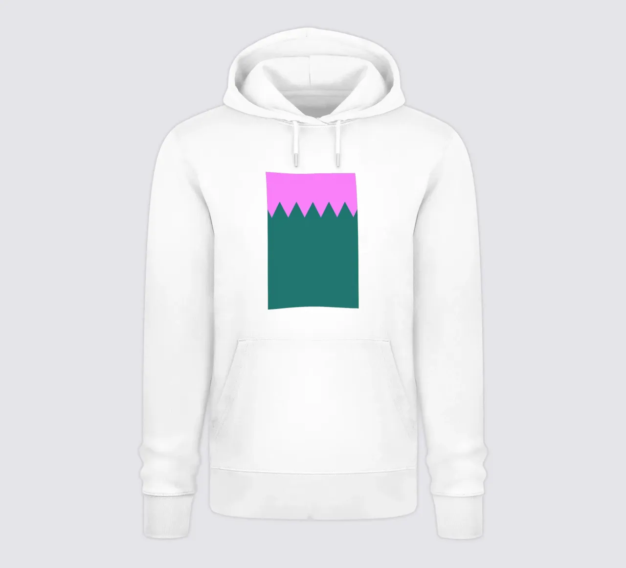 Zig Zag sweat à capuche de Linda Gobeta