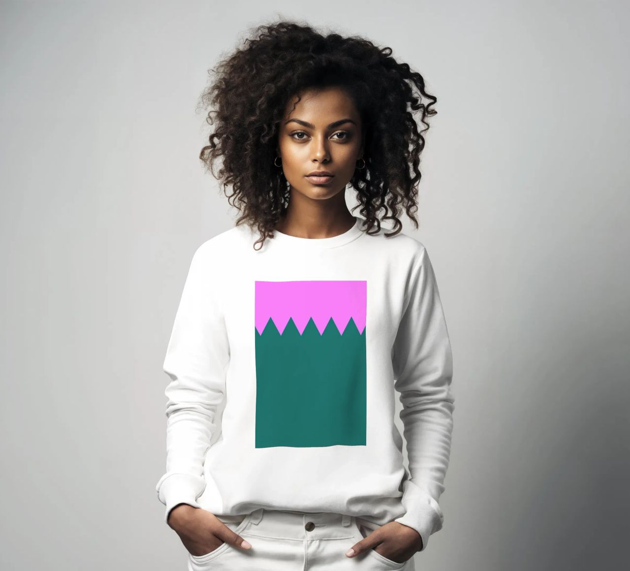 Zig Zag sudadera de Linda Gobeta