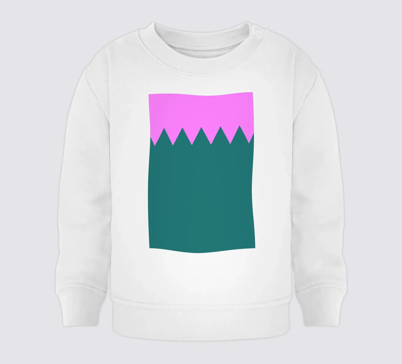 Zig Zag felpa neonato da Linda Gobeta