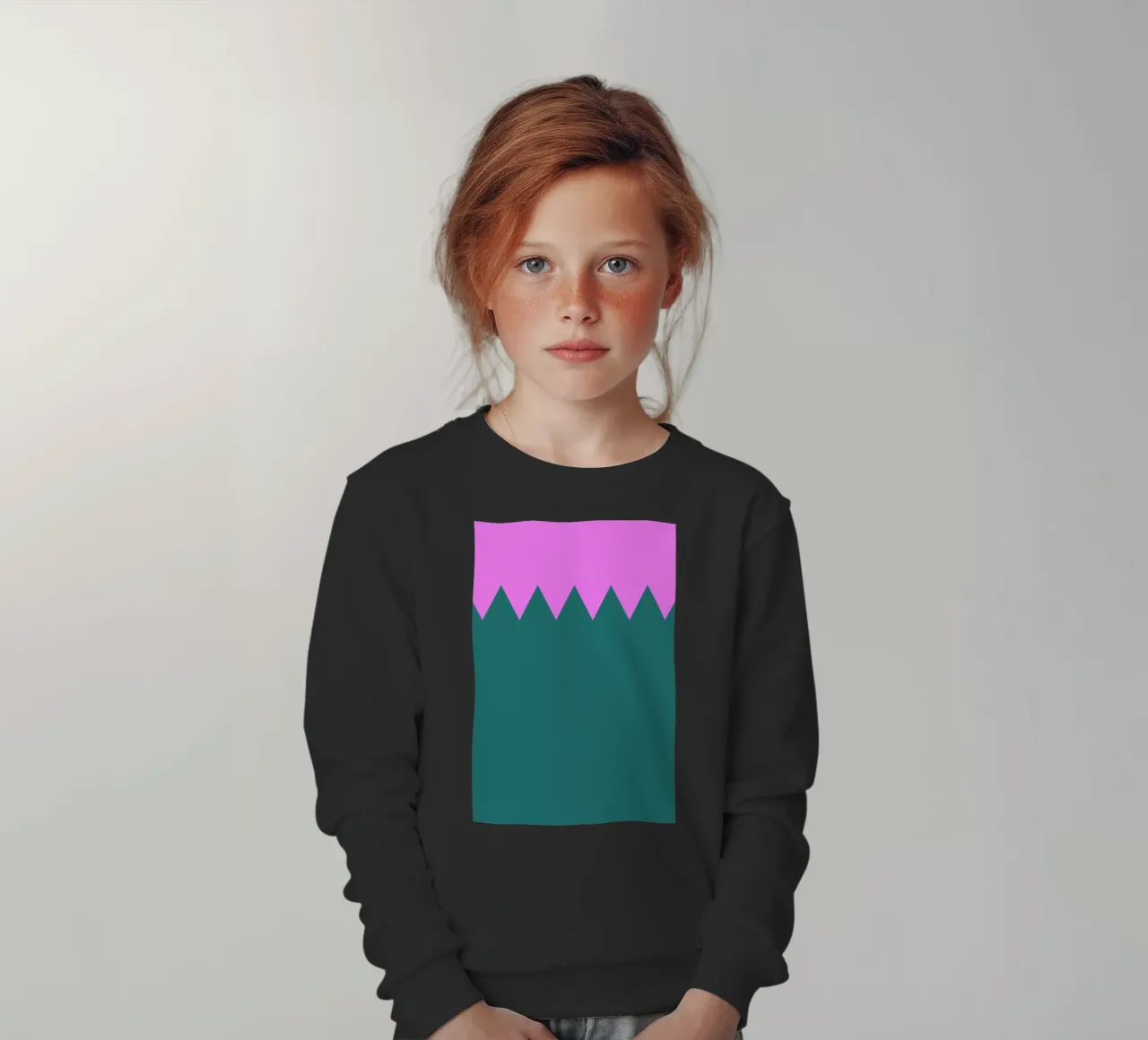 Zig Zag felpa bambino da Linda Gobeta