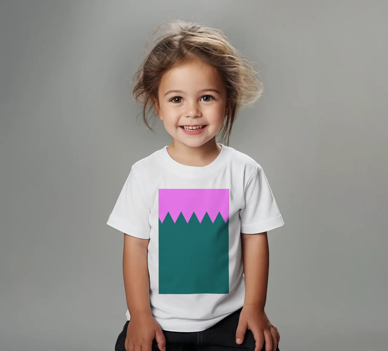 Zig Zag kinder t-shirt van Linda Gobeta