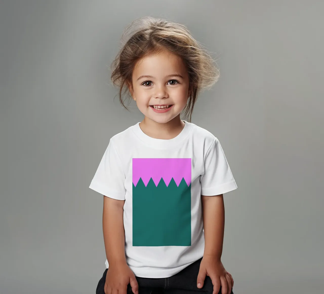 Zig Zag kinder t-shirt van Linda Gobeta