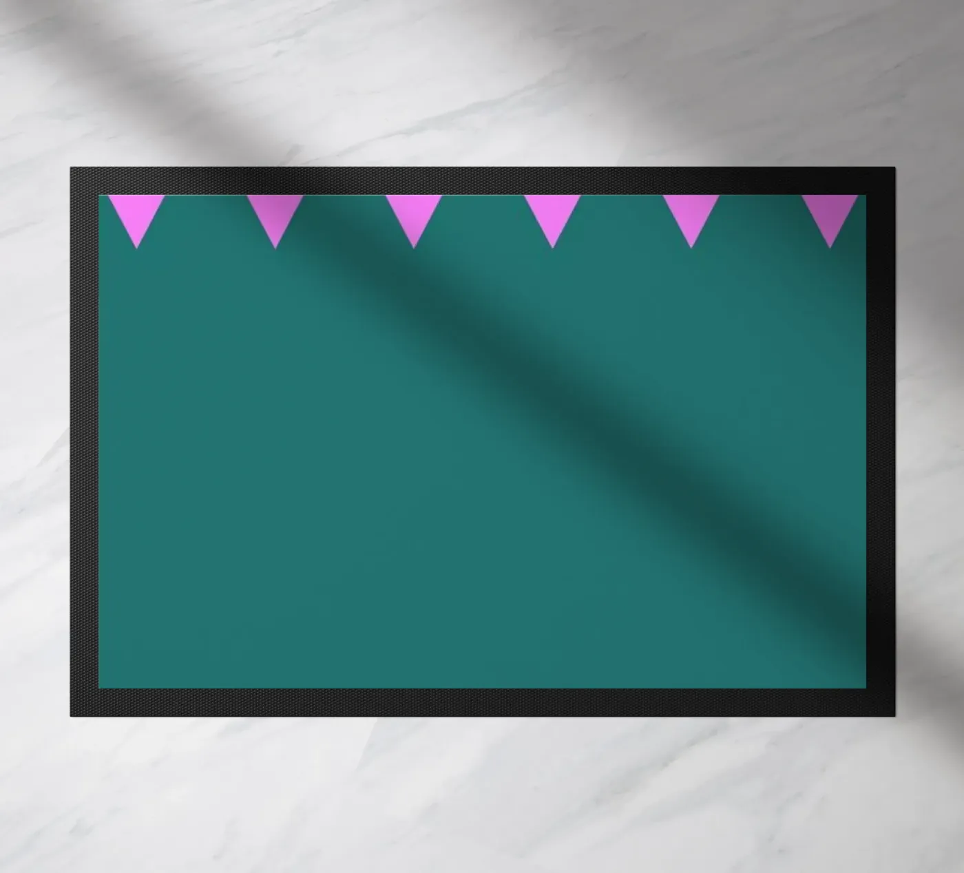 Zig Zag Fußmatte von Linda Gobeta