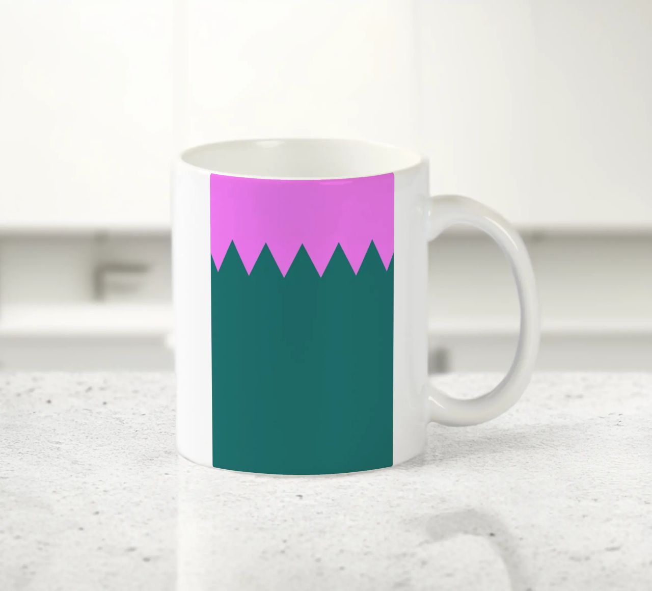 Zig Zag tazza in ceramica da Linda Gobeta