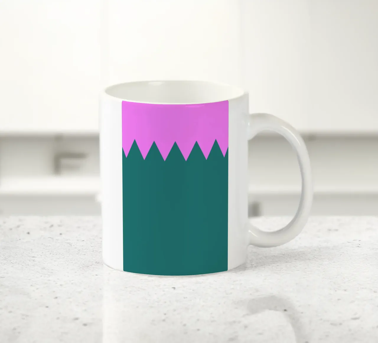 Zig Zag tazza in ceramica da Linda Gobeta