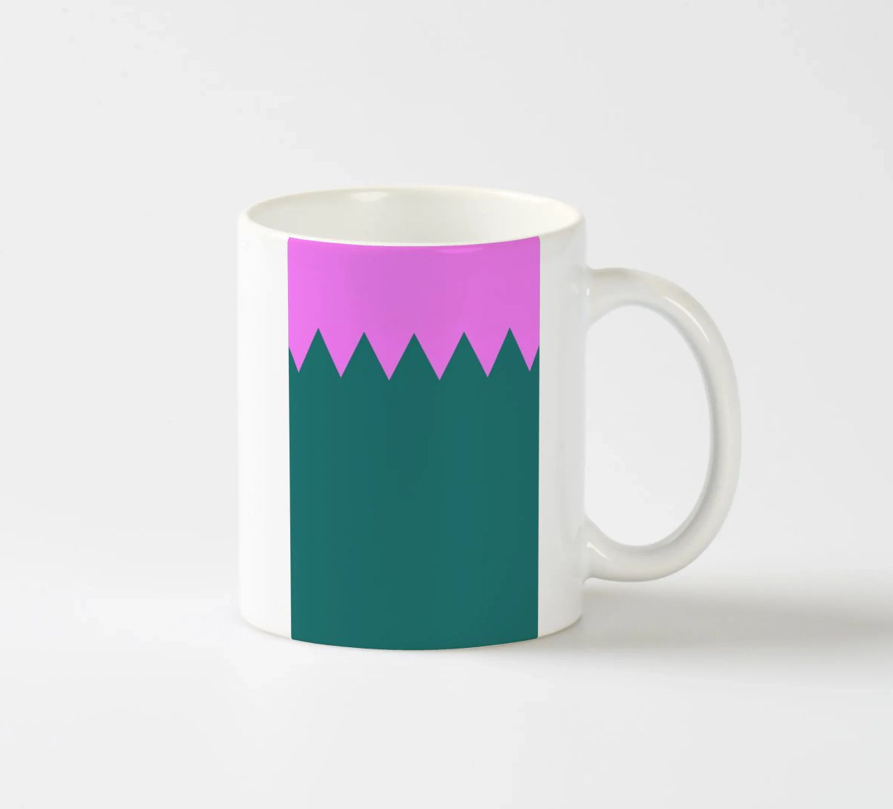 Zig Zag tazza in ceramica da Linda Gobeta