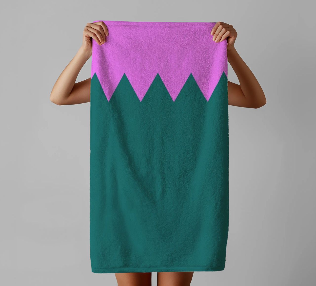 Zig Zag asciugamano da bagno da Linda Gobeta