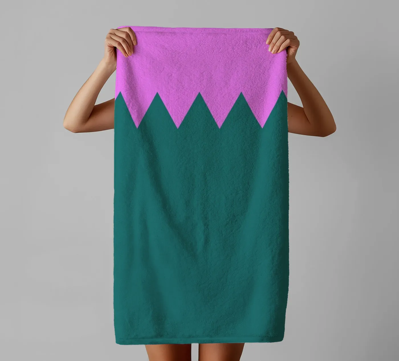 Zig Zag towel by Linda Gobeta