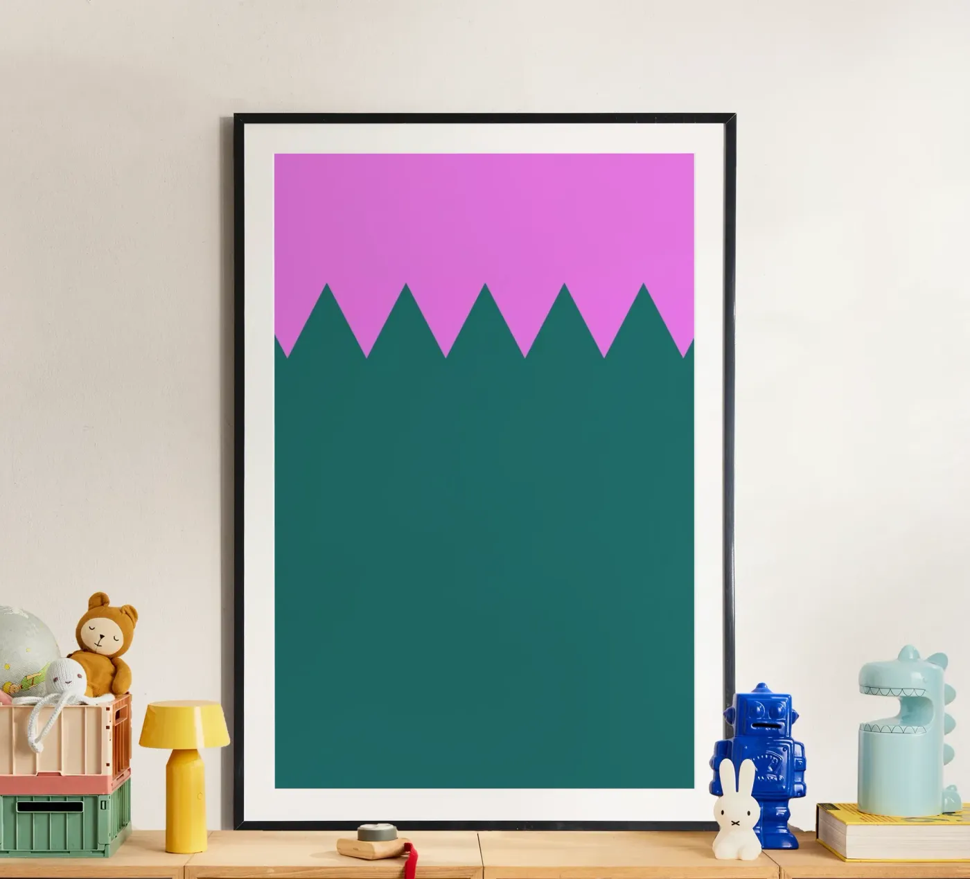 Zig Zag poster de Linda Gobeta