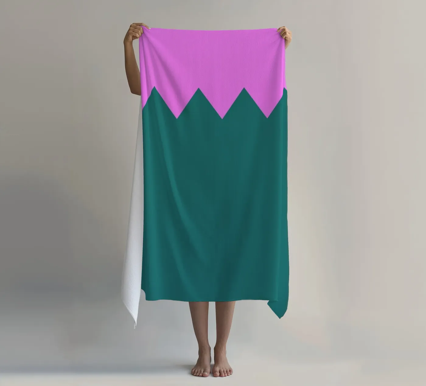 Zig Zag beach towel by Linda Gobeta