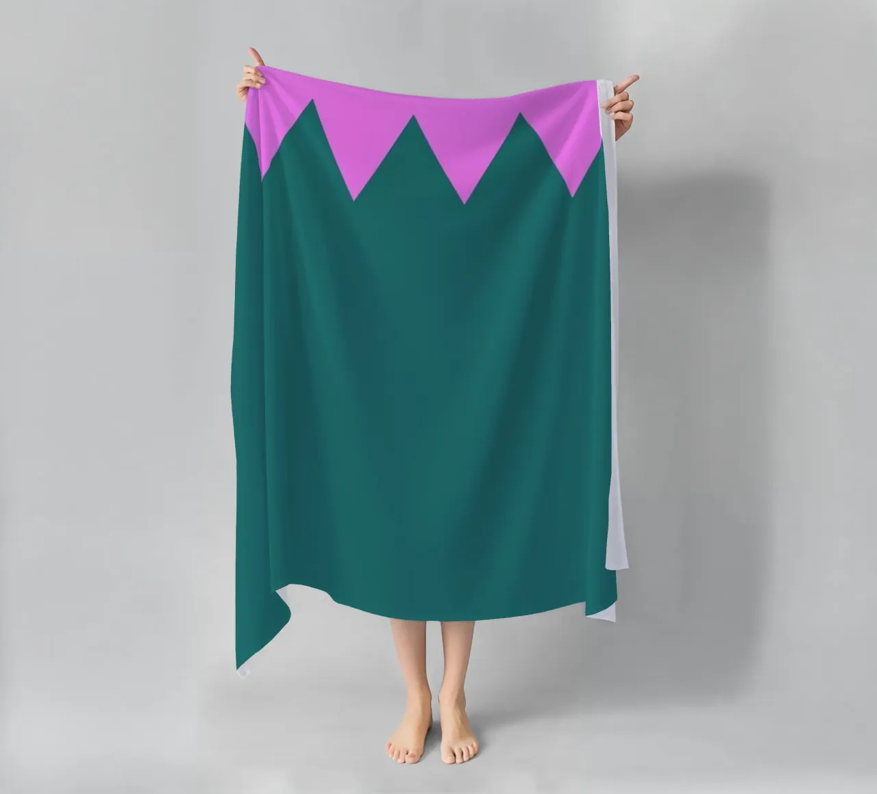 Zig Zag strandhanddoek van Linda Gobeta