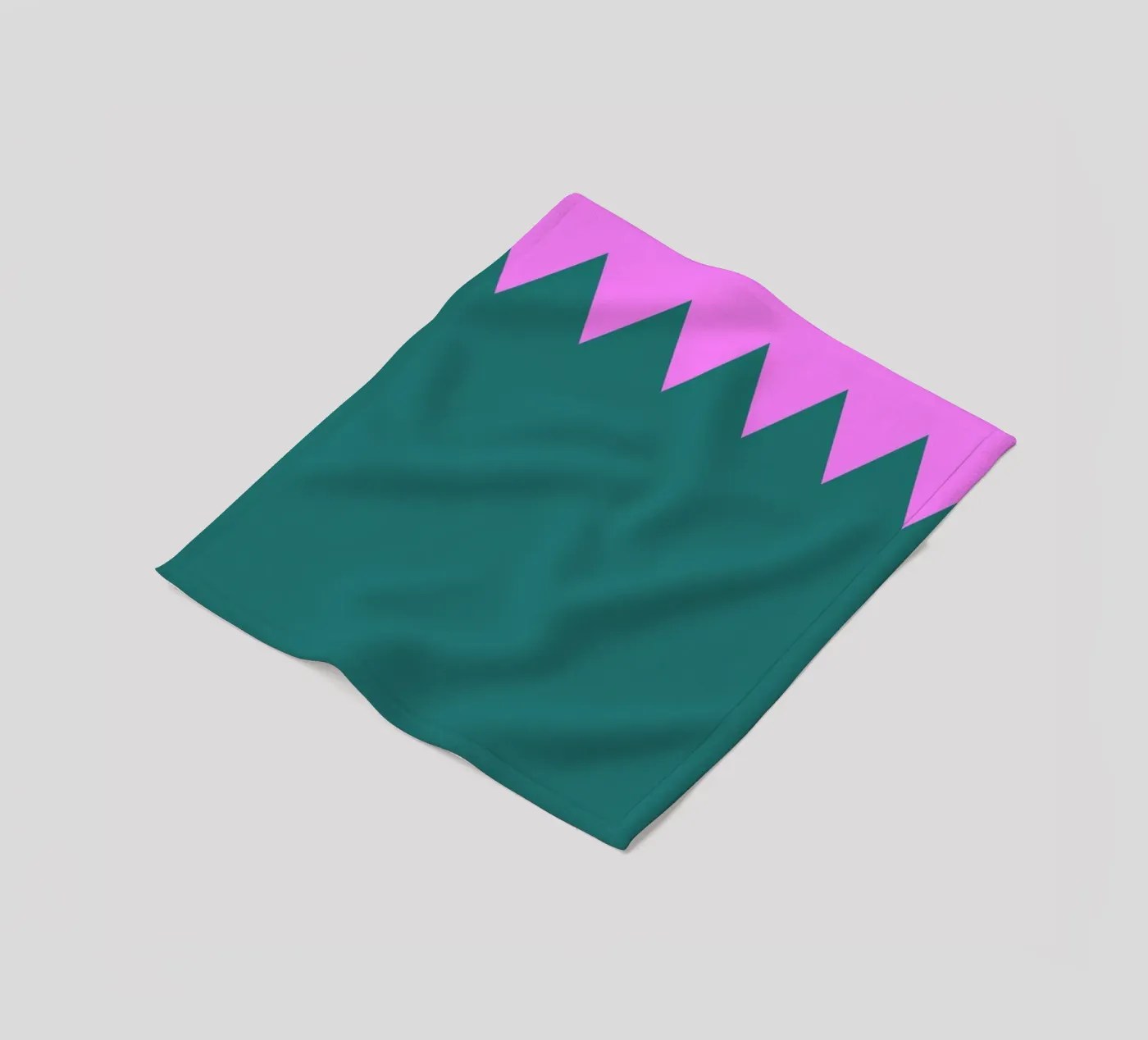 Zig Zag fleece blanket by Linda Gobeta
