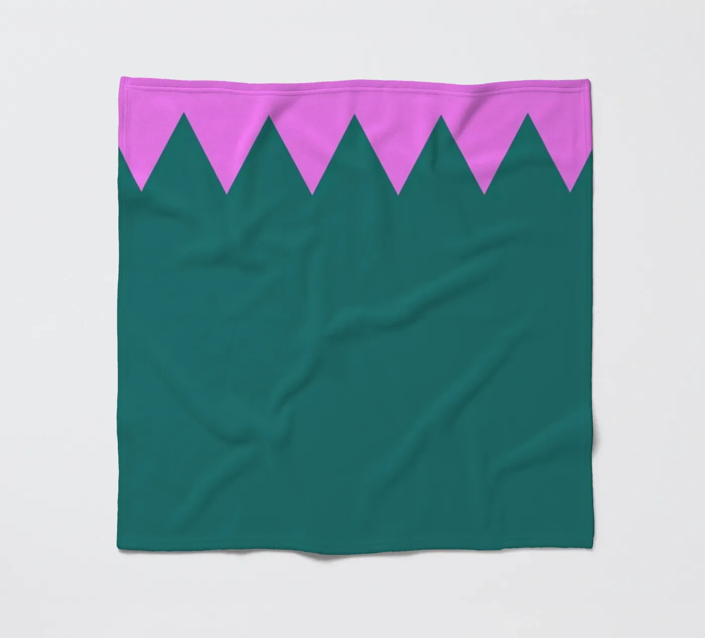 Zig Zag fleece blanket by Linda Gobeta