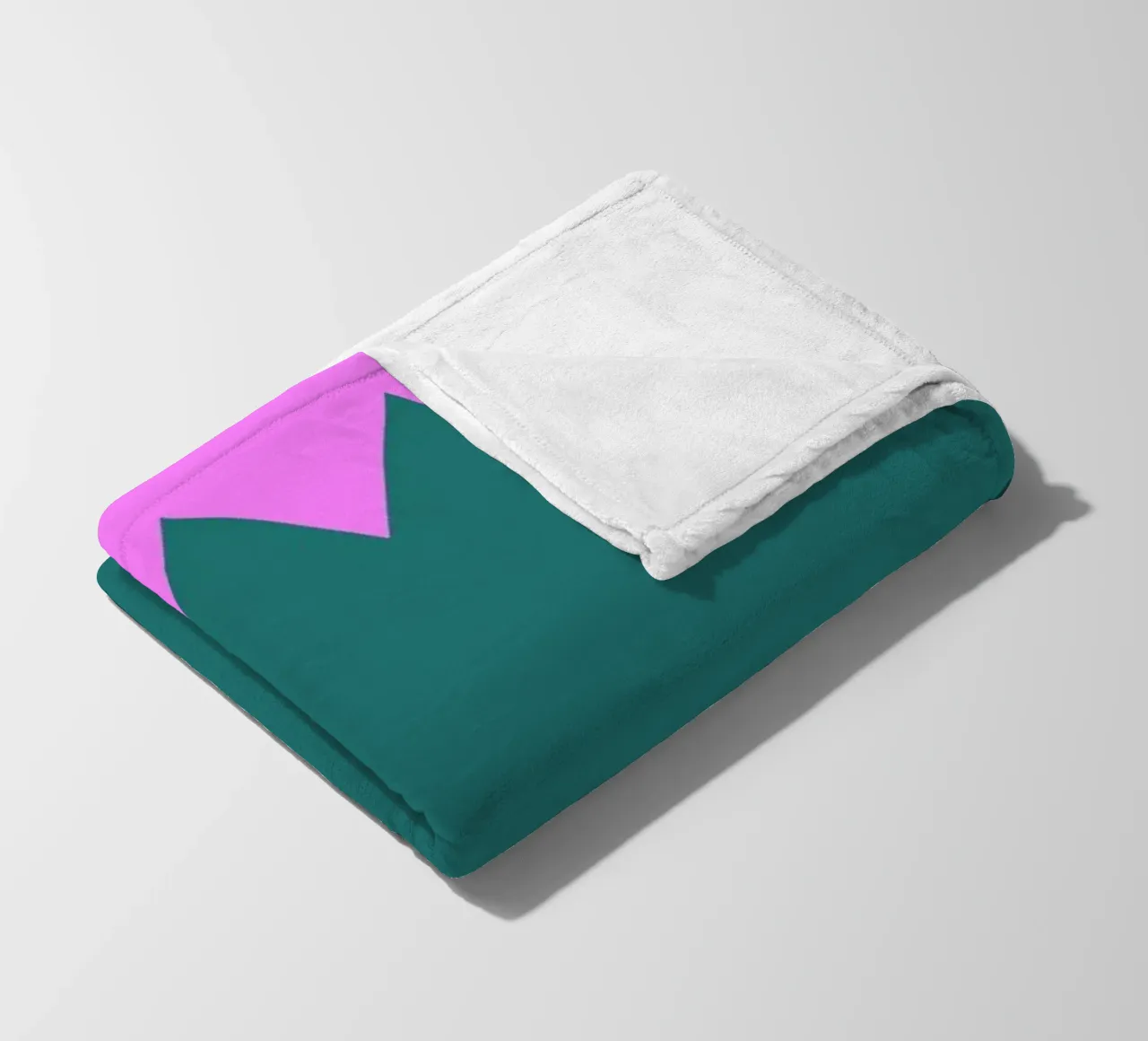 Zig Zag fleece blanket by Linda Gobeta