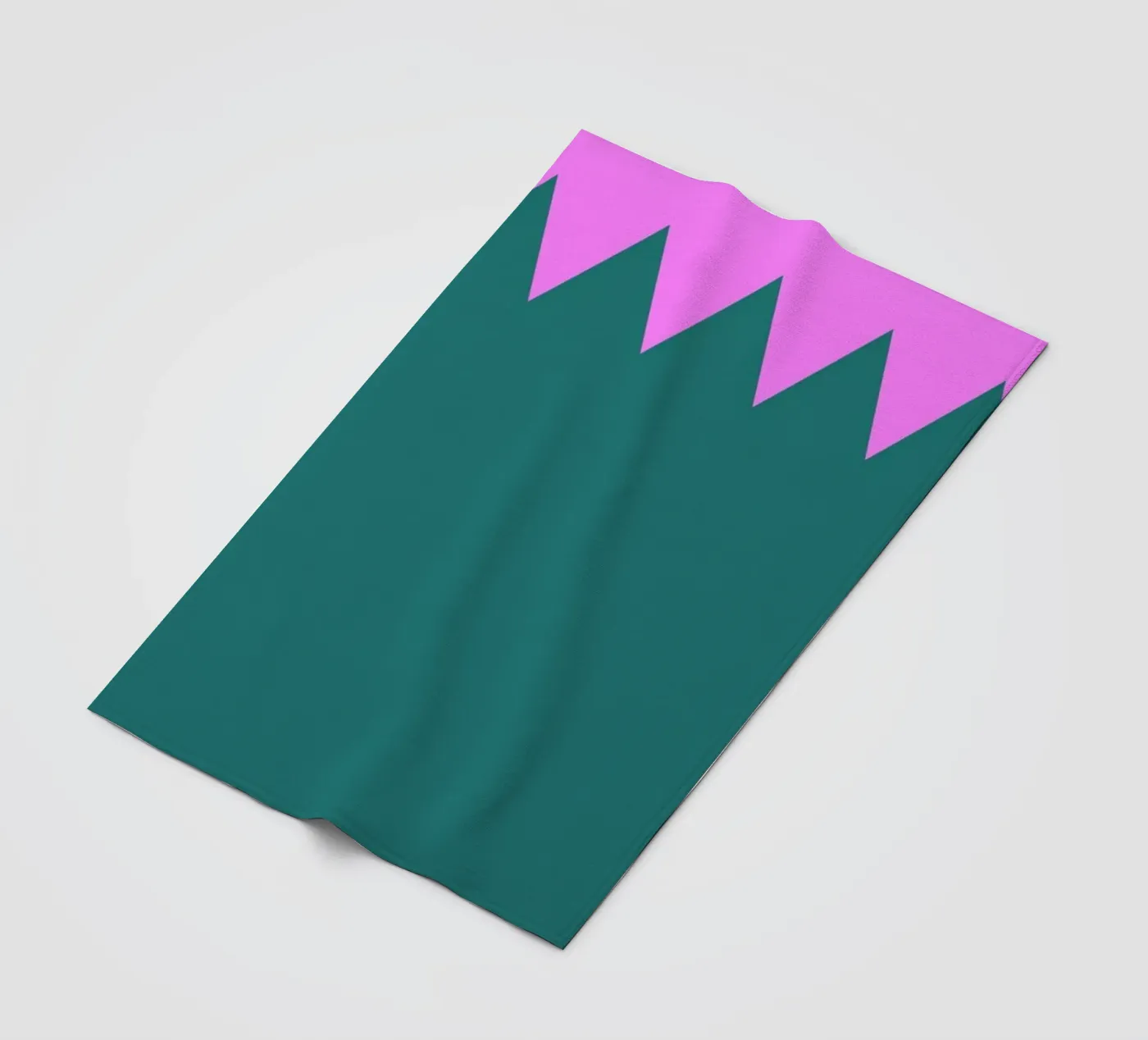 Zig Zag fleece blanket by Linda Gobeta