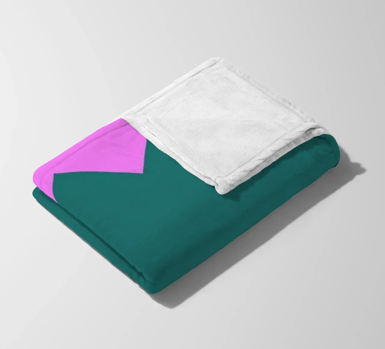 Zig Zag fleece blanket by Linda Gobeta