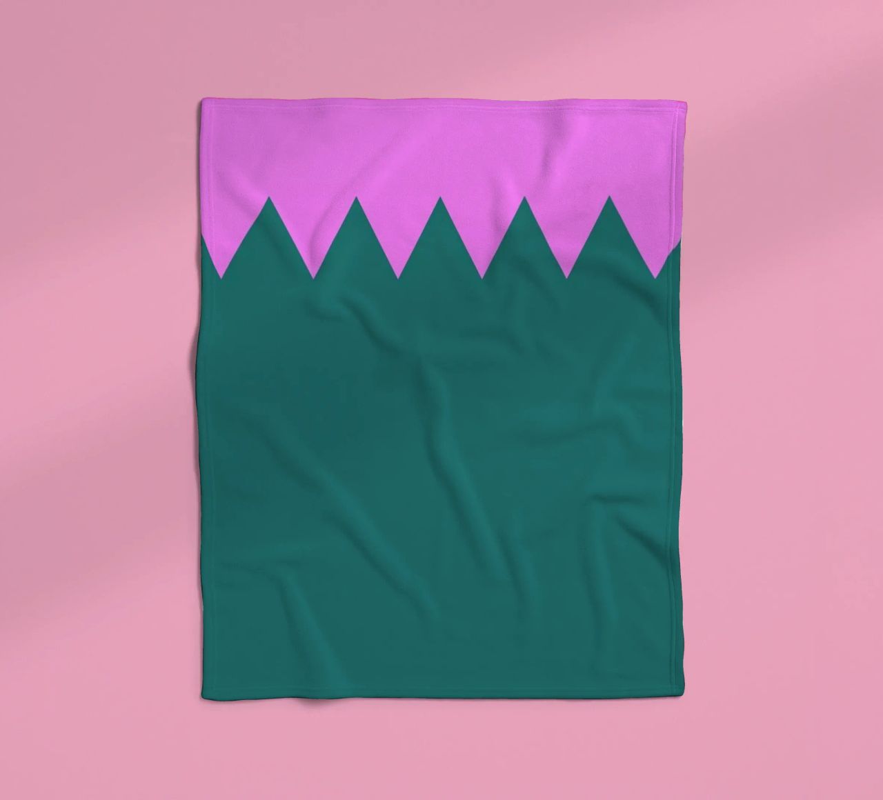 Zig Zag coperta in pile da Linda Gobeta