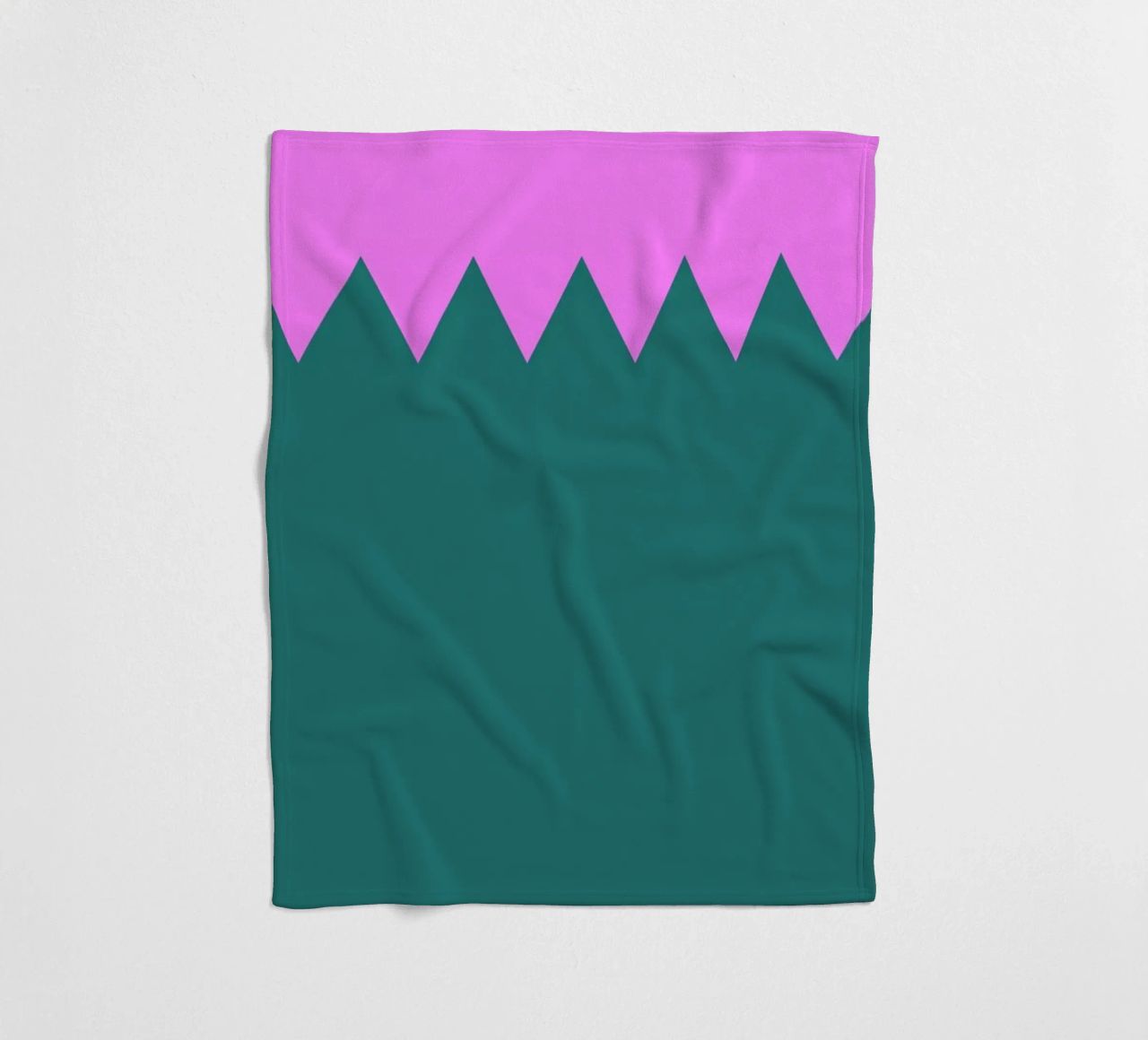 Zig Zag coperta in pile da Linda Gobeta