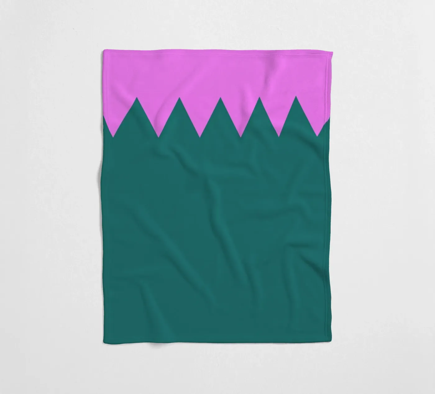 Zig Zag fleece blanket by Linda Gobeta