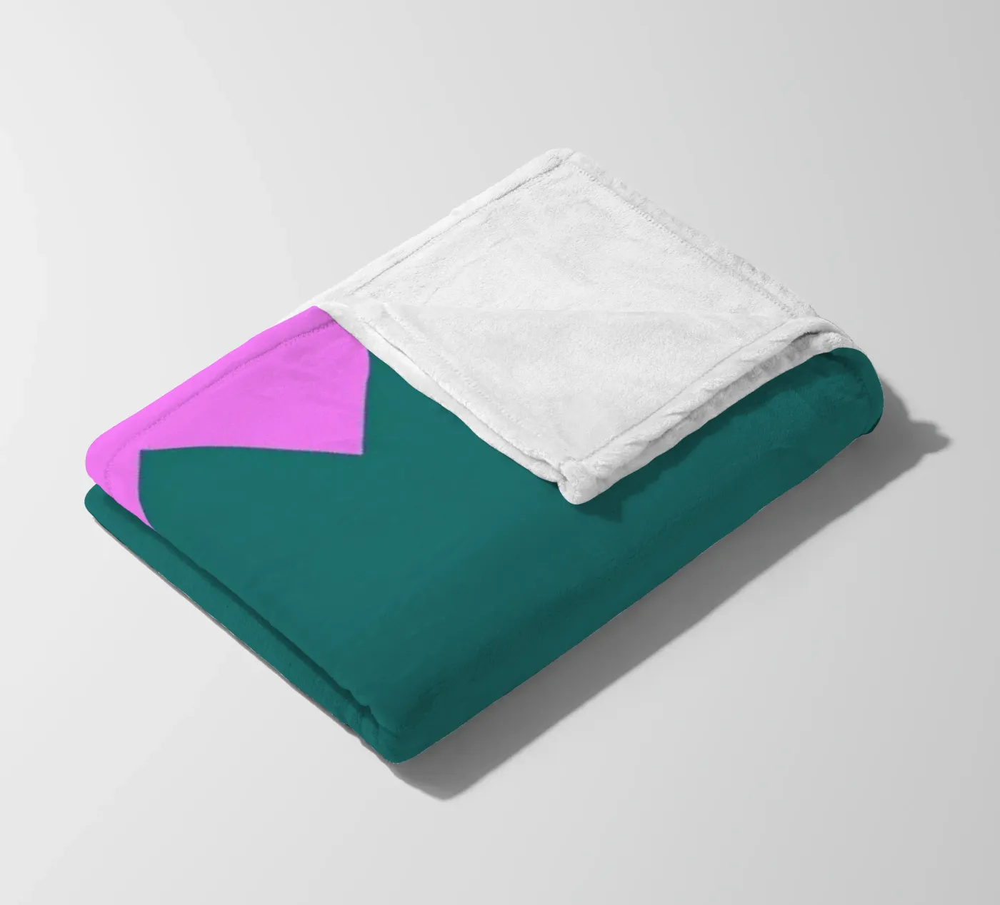 Zig Zag fleece blanket by Linda Gobeta