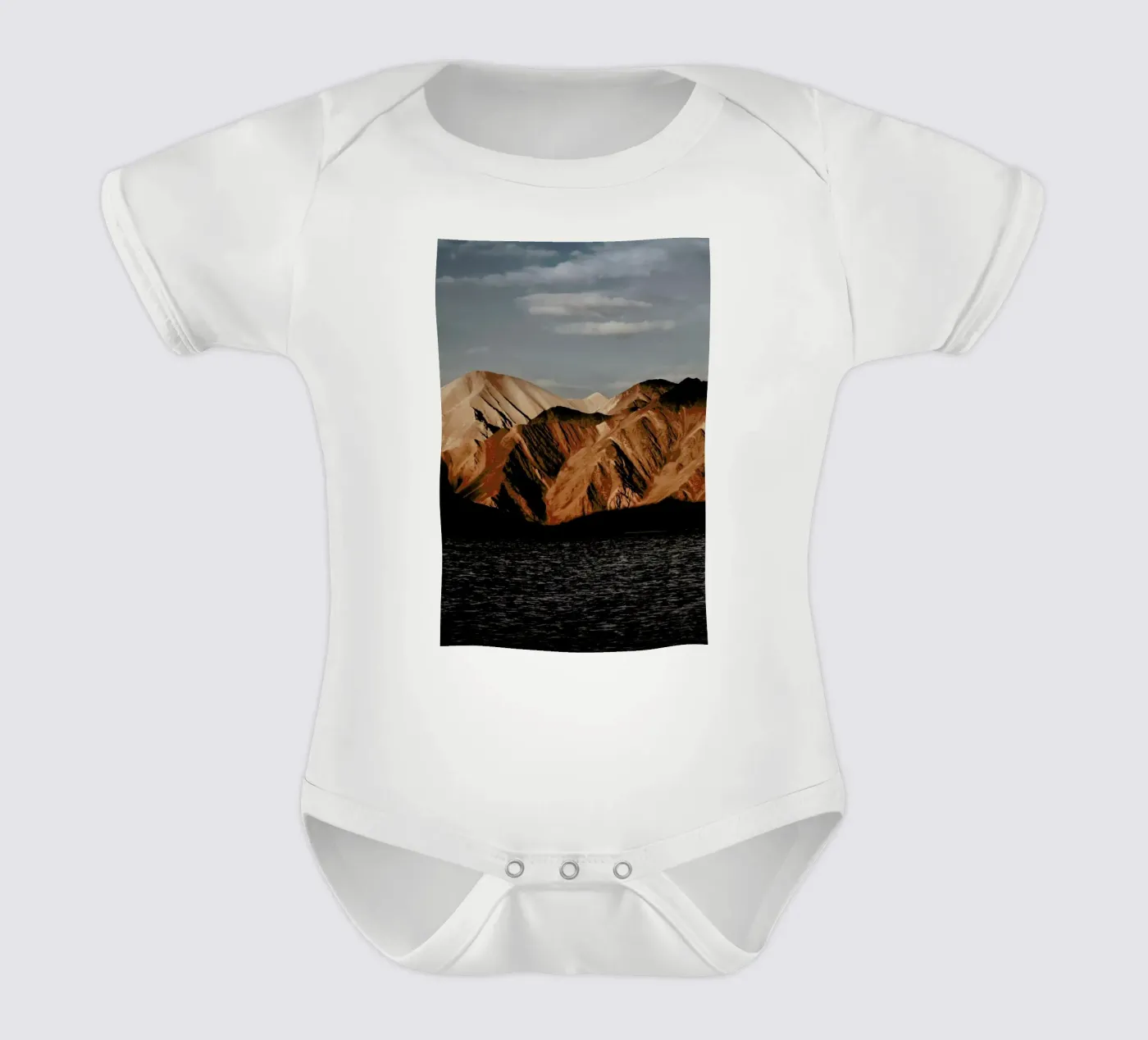 Mountain Elements body neonato maniche corte da METROPOLIS