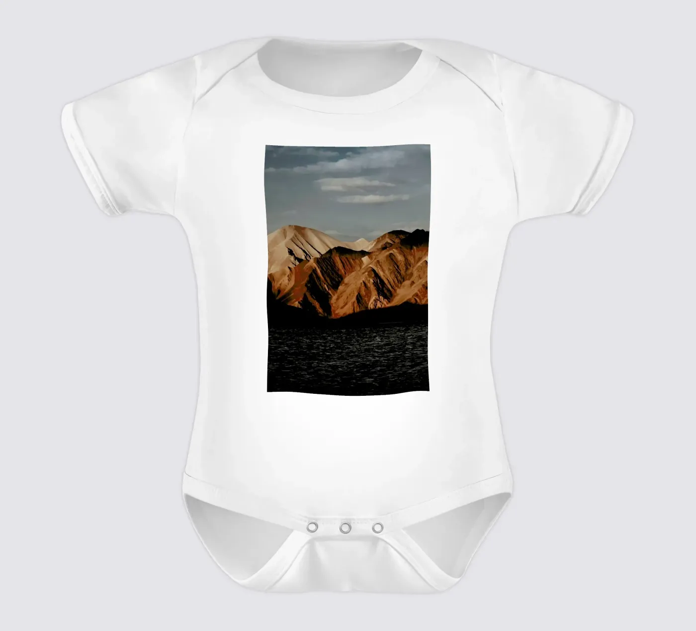 Mountain Elements body neonato maniche corte da METROPOLIS